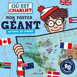 Où est Charlie ? : Mon poster géant : Autour du monde