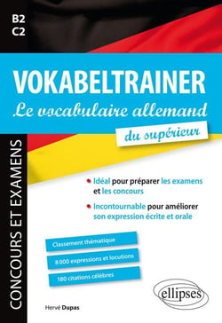 Vokabeltrainer - le vocabulaire allemand du supérieur - idéal pour préparer les examens et les concours