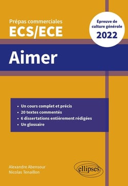 Le nouveau thème : épreuve de culture générale - prépas commerciales ECS / ECE (édition 2022)