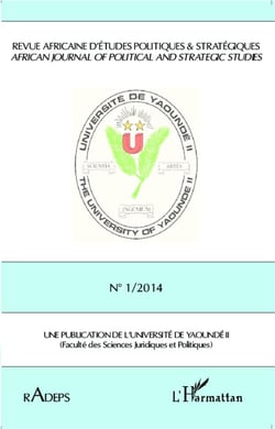 Revue africaine n 1 d'etudes politiques & strategiques