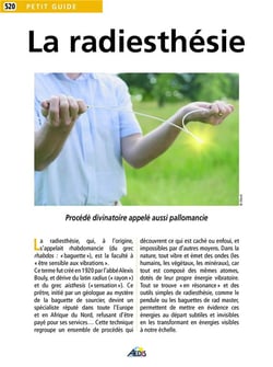 La radiesthésie