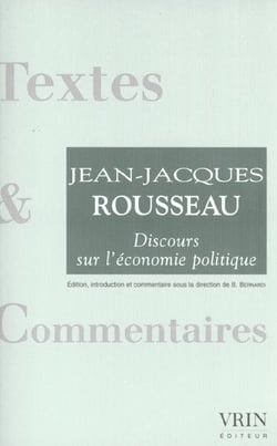 Discours sur l'économie politique