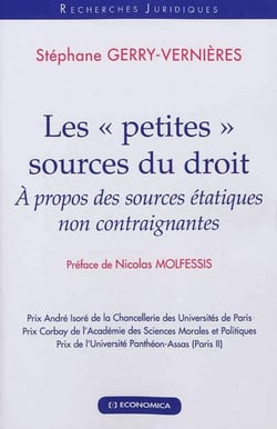 Les "petites sources" du droit