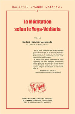 La méditation selon le yoga-Védânta
