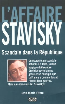 Affaire stavisky - scandale dans la republique