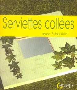 Serviettes collees