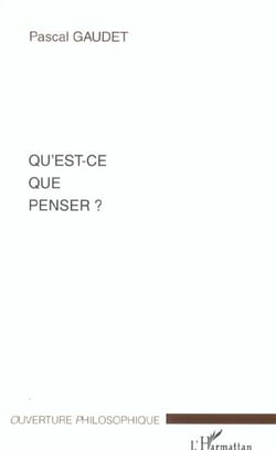 Qu'est-ce que penser