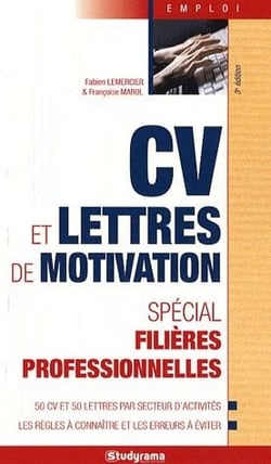 CV et lettre de motivation - spécial filières professionnelles