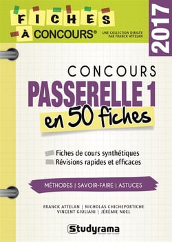 Concours passerelle 1 - en 50 fiches (2017)