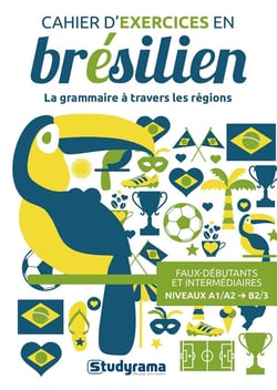 Cahier d'exercices en brésilien - la grammaire à travers les régions - A1/A2>B2/B3