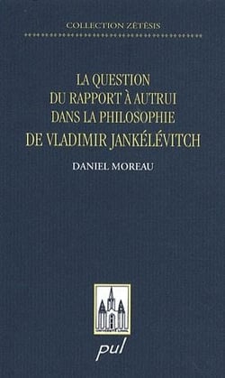 La question du rapport à autrui dans la philosophie de vladimir jankélévitch