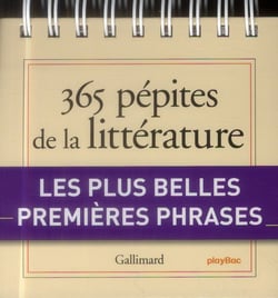 Calendrier gallimard - 365 pépites de la littérature