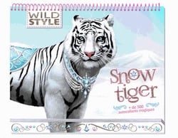 Wild style - snow tiger - carnet créatif