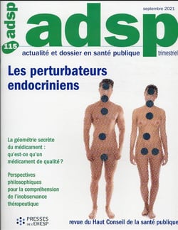 Revue adsp : les perturbateurs endocriniens n°115 : revue actualité et dossier en santé publique
