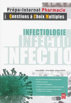 Prepa-internat pharmacie infectiologie QCM t.1