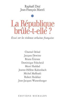La republique brule-t-elle? essai sur les violence urbaines francaises