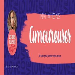 Chéquier invitations amoureuses clara morgane