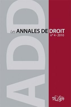 LES ANNALES DE DROIT n.4