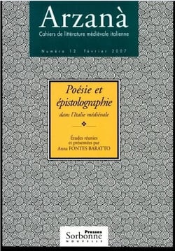 Poésie et épistolographie dans l'Italie médiévale