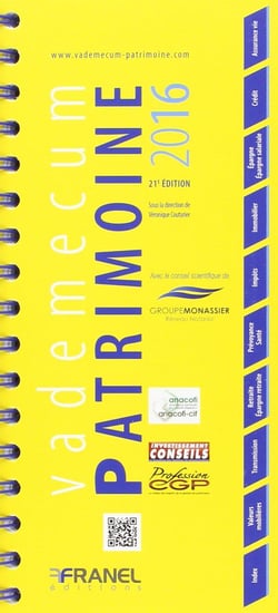 Vademecum : patrimoine (édition 2016)