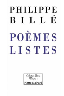 Poèmes - listes