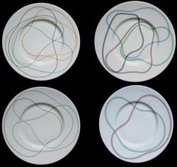Pierre charpin - l'expérience de la céramique + boîte de 4 assiettes décor (200 ex.)