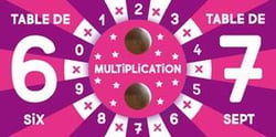 Les tables de multiplication de 6-7-8-9