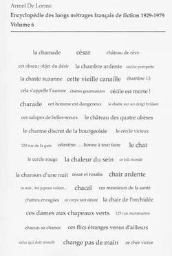 Encyclopédie des longs métrages français de fiction - 1929-1979 Tome 5 : du c... de Maryline aux Caves du Majestic