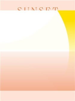 Sunset ein hoch auf die sinkende sonne