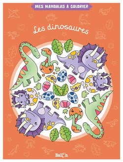 Mes mandalas à colorier - les dinosaures