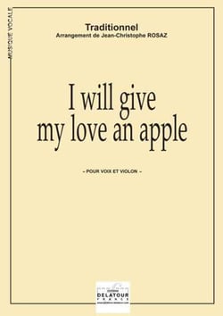 I will give my love an apple pour voix et violon