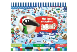 Mes jeux effaçables Loup : Spécial noël