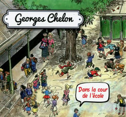 GEORGES CHELON DANS LA COUR DE L ECOLE