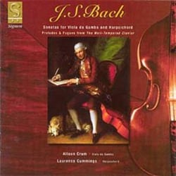 Sonate en sol majeur BWV1027, Prélude et Fugue en sol majeur...