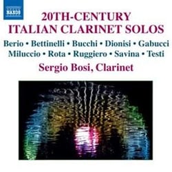 20th-century Italian clarinet solos