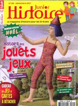 Histoire Junior N° 69  Le Jeux A Travers Les Siecles  Decembre 2017