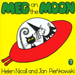 Meg on the moon