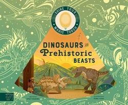 DINOSAURS AND PREHISTORIC BEASTS - INCLUDES MAGIC TORCH WHICH ILLUMINATES MORE THAN 50 DINOSAURS