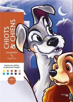 Coloriages mystères Disney - Chiots et chiens