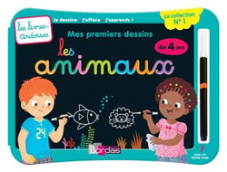 Les livres-ardoises - mes premiers dessins - les animaux - à partir de 4 ans (édition 2017)