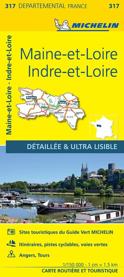 Cartes départementales n.317 : Maine-et-Loire, Indre-et-Loire