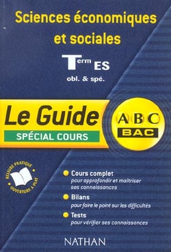 Guide abc sciences economie term es specialite  cours