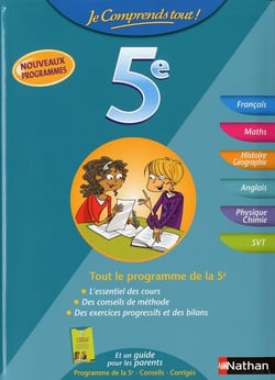 Je comprends tout : 5e tout en un