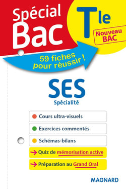 Fiches spécial bac : SES - terminale bac (édition 2021)
