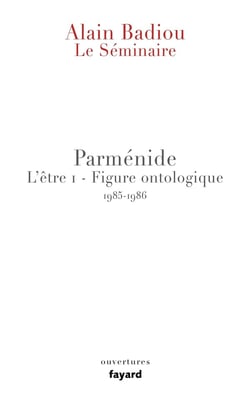 Le séminaire - Parménide