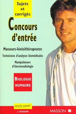 Concours d'entree ecoles de kinesitherapeutes t.1 - techniciens de laboratoire