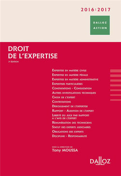 DROIT DE L'EXPERTISE
