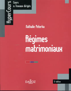 Régimes matrimoniaux