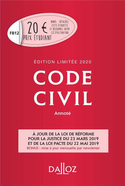 Code civil (édition 2020)