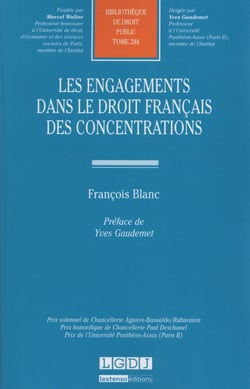 Les engagements dans le droit français des concentrations